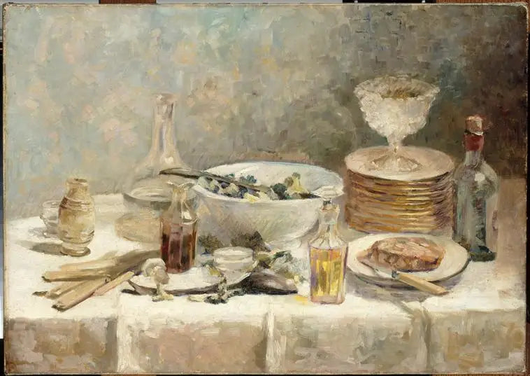 Natureza morta com salada - Édouard Vuillard