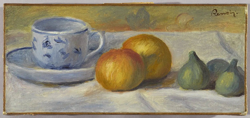 Natureza morta com a xícara azul - Pierre-Auguste Renoir