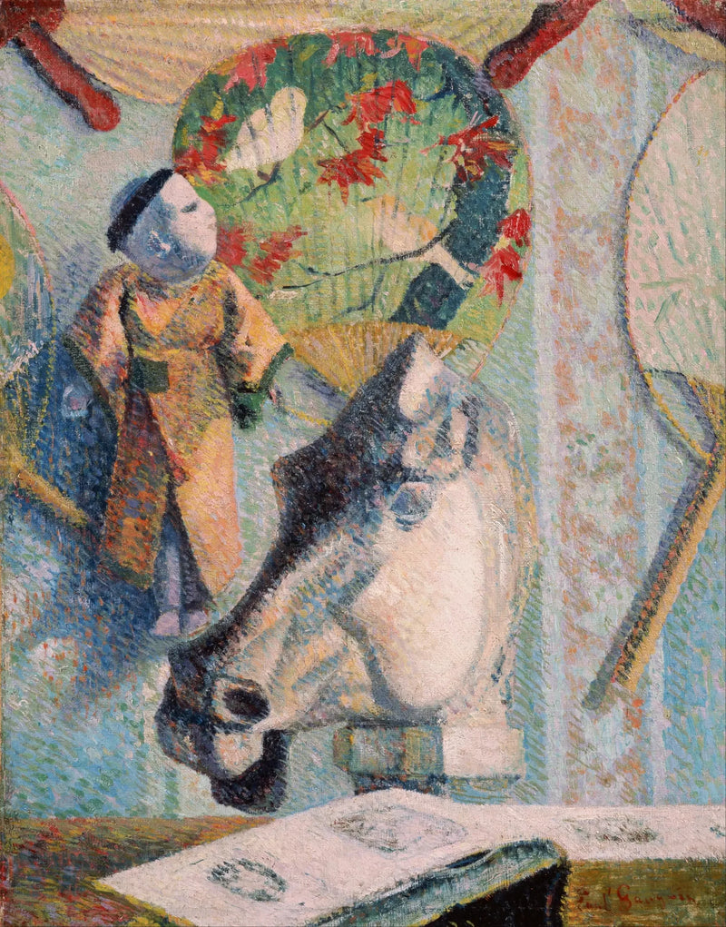 Natureza morta com cabeça de cavalo - Paul Gauguin