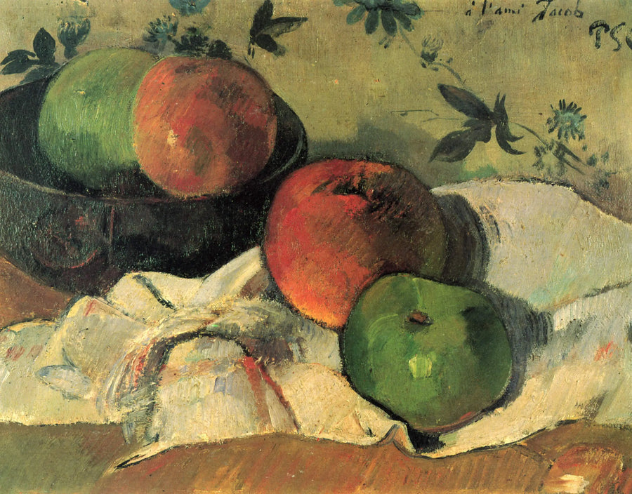 Natureza morta com o amigo Jacob - Paul Gauguin