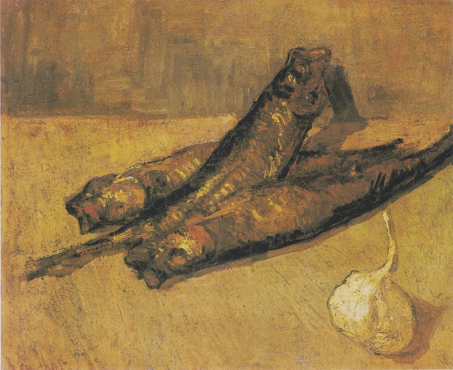 Natureza morta com repolho e alho-cebola - Vincent van Gogh