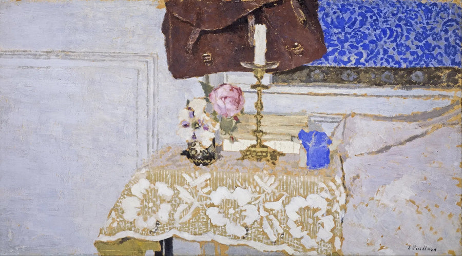 Natureza morta com castiçal - Édouard Vuillard