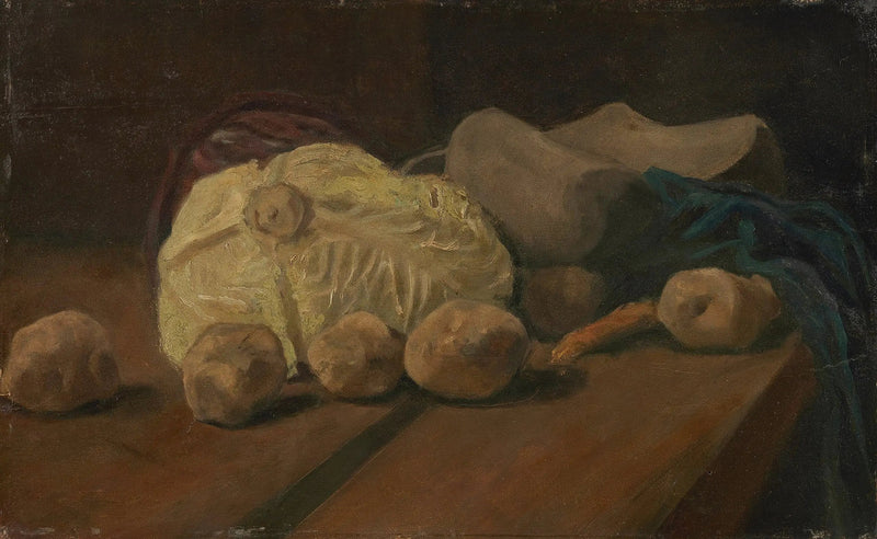 Natureza morta com repolho e tamancos - Vincent van Gogh