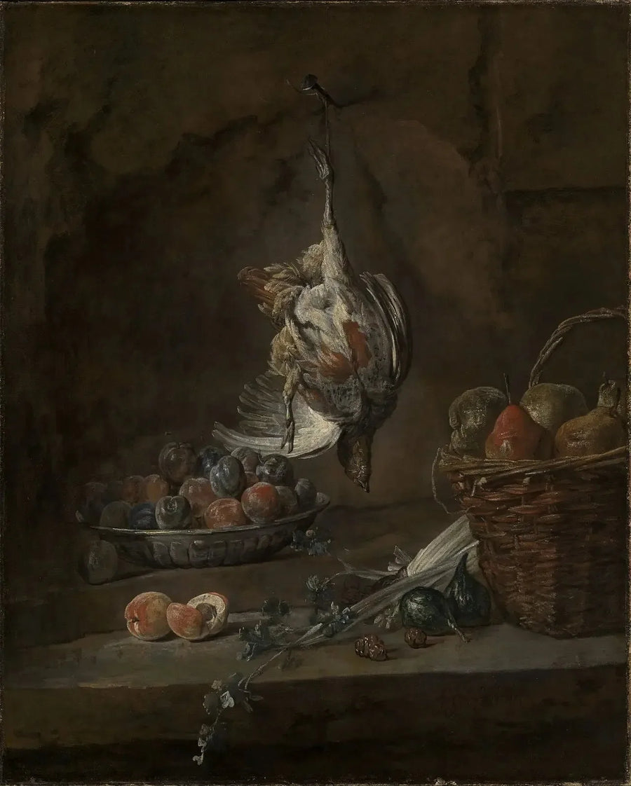 Natureza morta com faisão morto - Jean Simeón Chardin