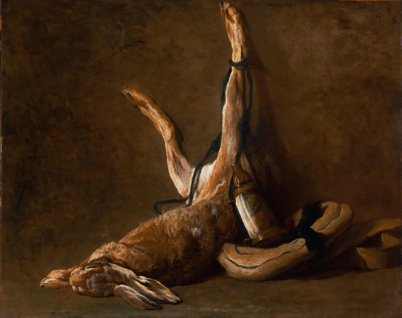 Natureza morta com lebre - Jean Simeón Chardin
