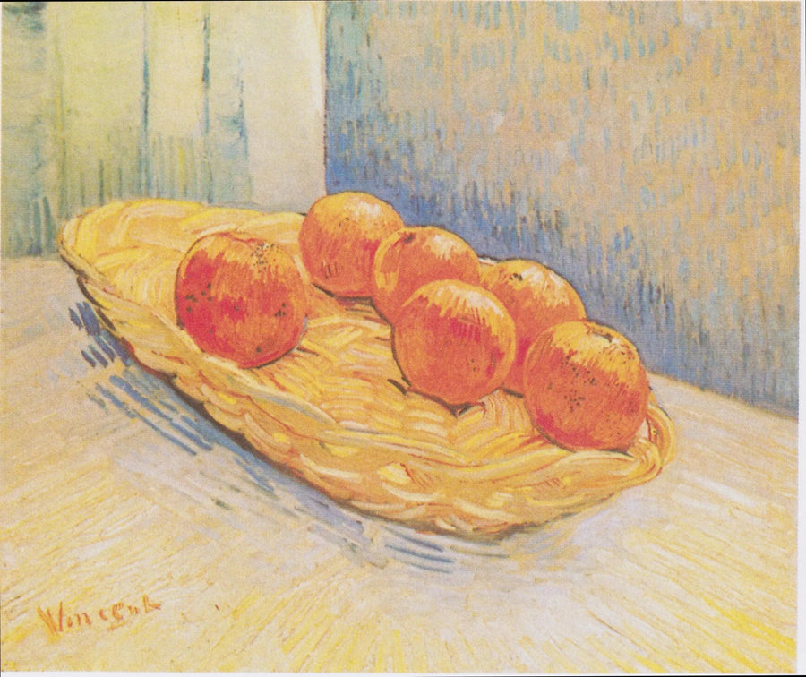 Natureza morta com cesta de laranjas - Vincent van Gogh