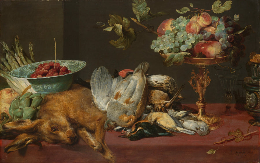 Nature morte au petit gibier mort et aux fruits - Frans Snyders
