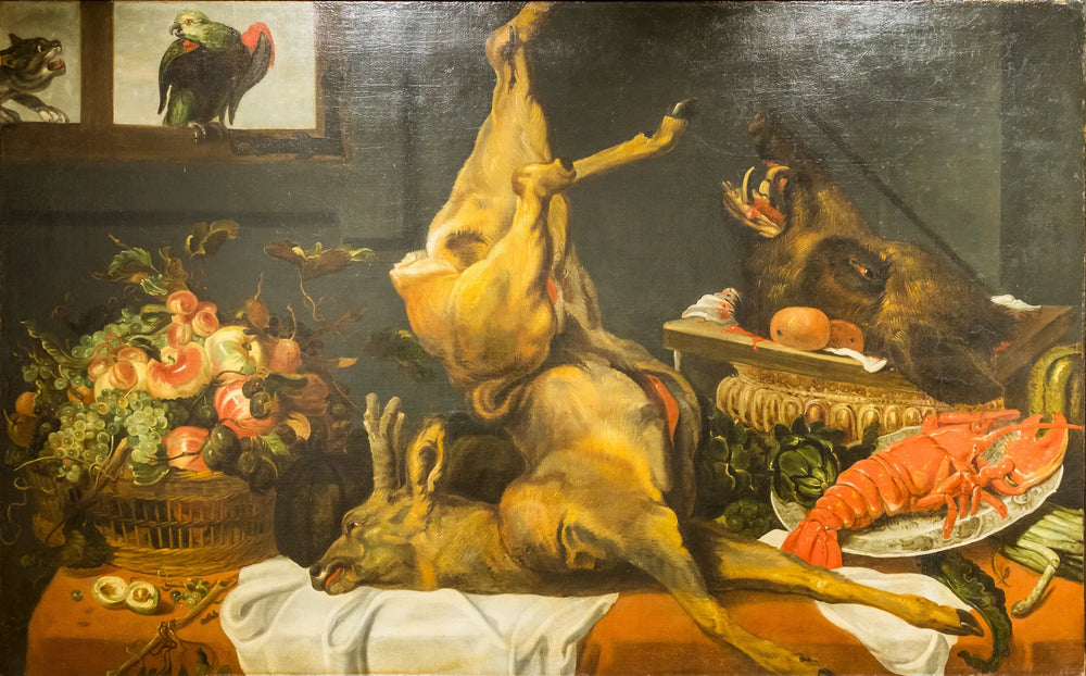 Nature morte au sanglier - Frans Snyders image 1 tableau peint à l’huile sur toile