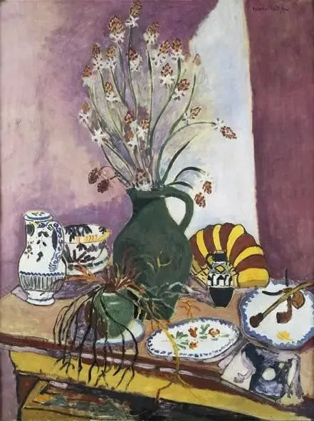 Natureza morta com asfódelos - Henri Matisse