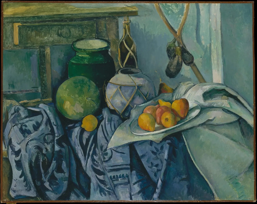 Natureza morta com berinjelas - Paul Cézanne