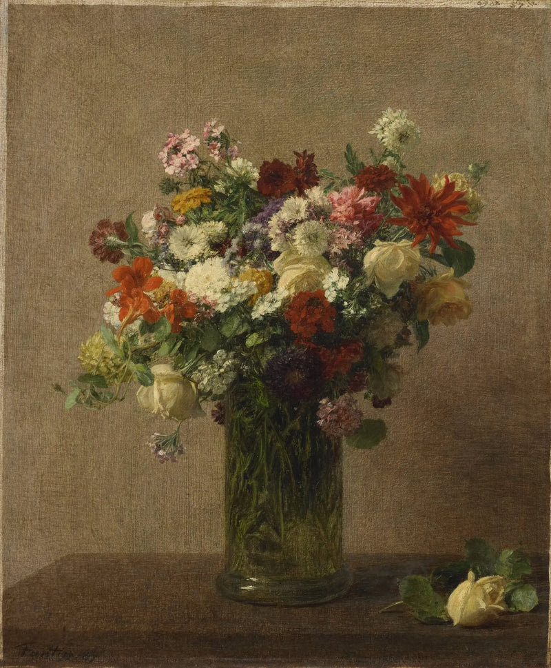 Natureza morta com flores SK-A-2895 - Henri Fantin-Latour