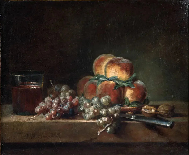 Natureza morta com frutas - Jean Simeón Chardin