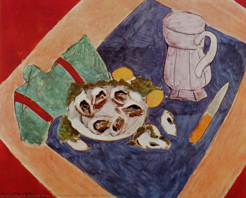 Natureza morta com ostras - Henri Matisse