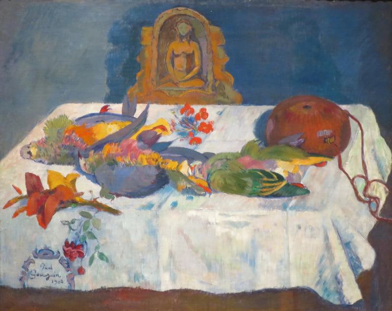 Natureza morta com aves exóticas - Paul Gauguin