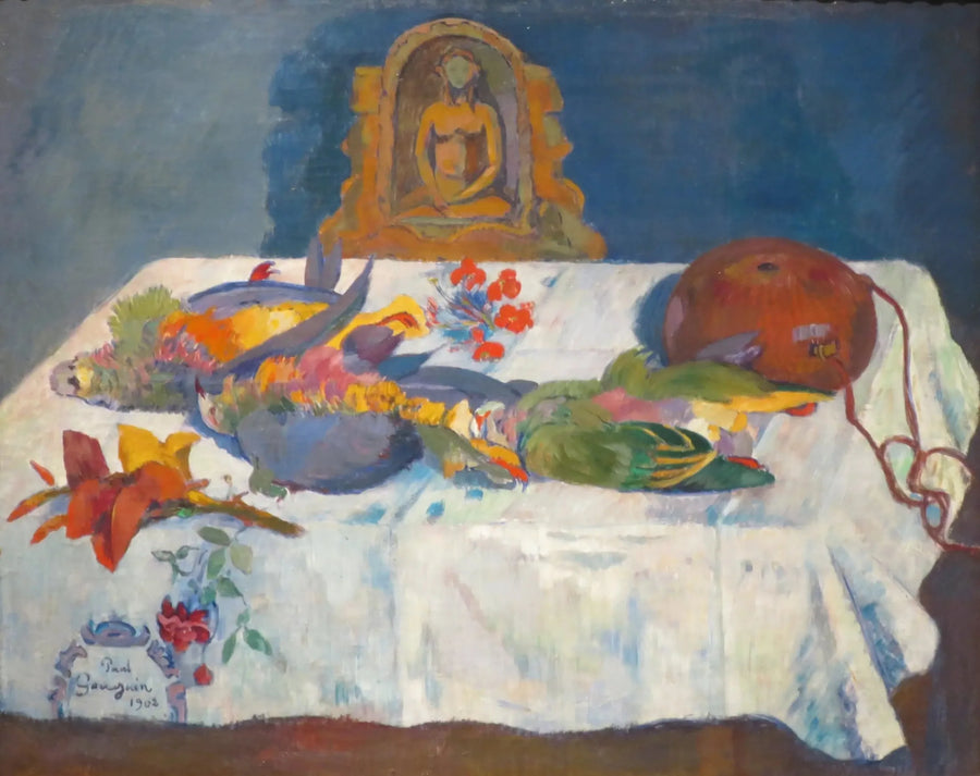 Natureza morta com aves exóticas - Paul Gauguin