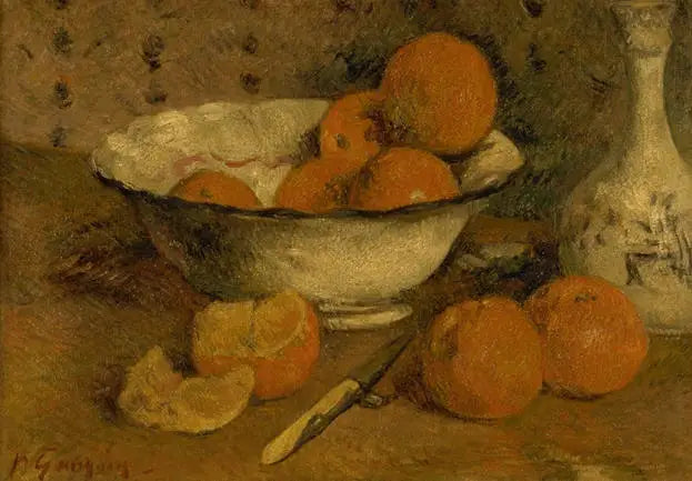Natureza morta com laranjas - Paul Gauguin