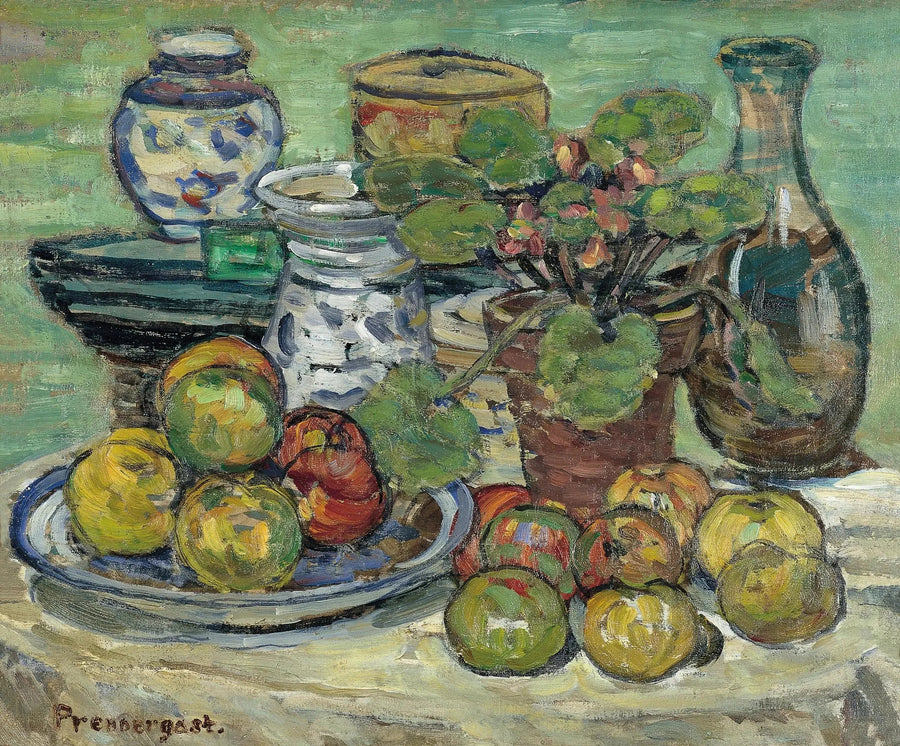 Natureza morta com maçãs - Maurice Prendergast