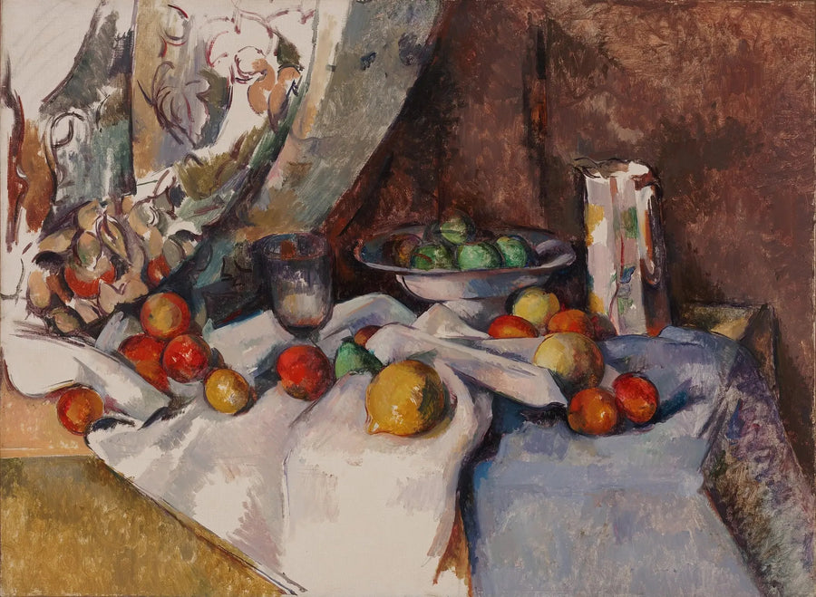Natureza morta com maçãs - Paul Cézanne