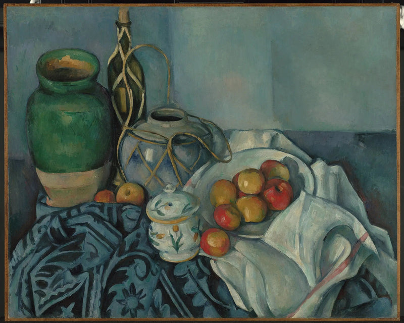 Natureza morta com maçãs - Paul Cézanne