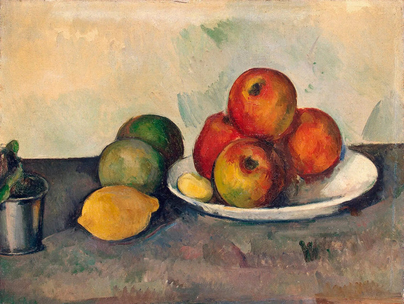 Natureza morta com maçãs - Paul Cézanne