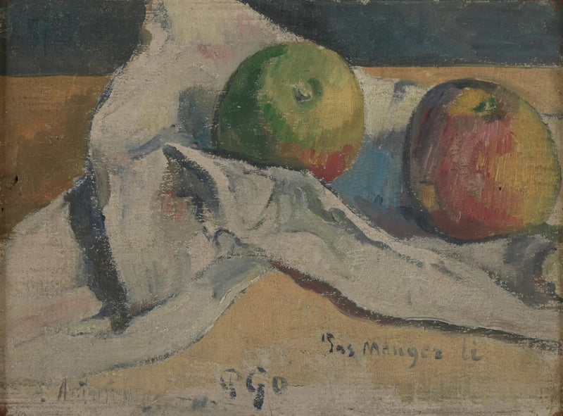 Natureza morta com maçãs - Paul Gauguin