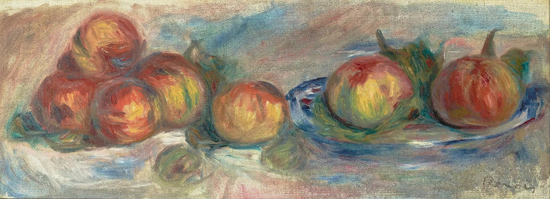 Natureza morta com maçãs - Pierre-Auguste Renoir