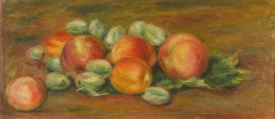 Natureza morta com maçãs - Pierre-Auguste Renoir