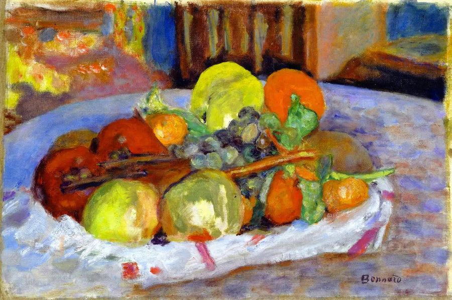 Natureza morta com maçãs - Pierre Bonnard