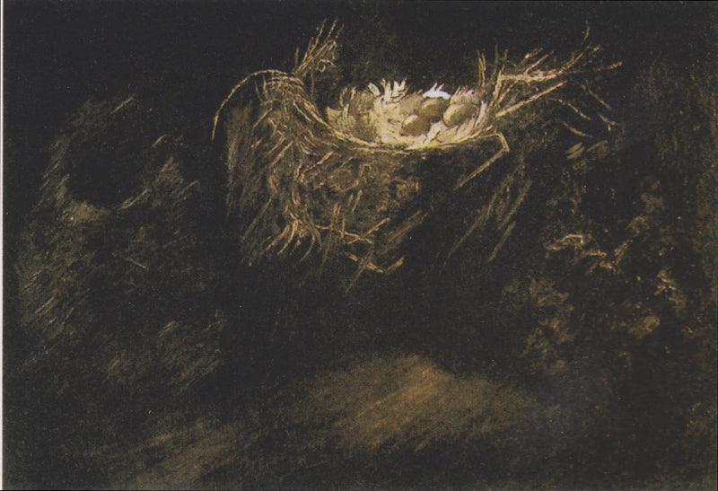 Natureza morta com três ninhos de pássaros - Vincent van Gogh