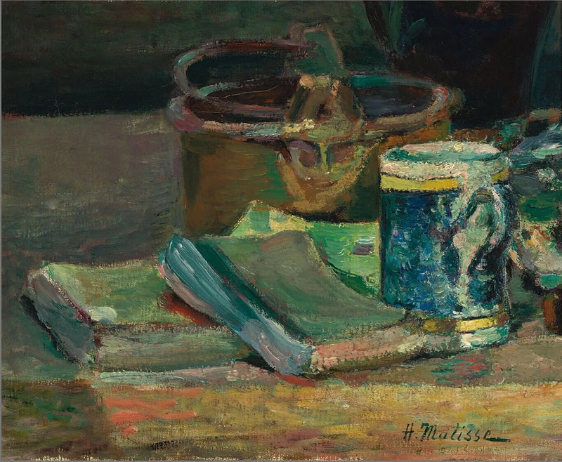 Natureza morta com livros - Henri Matisse