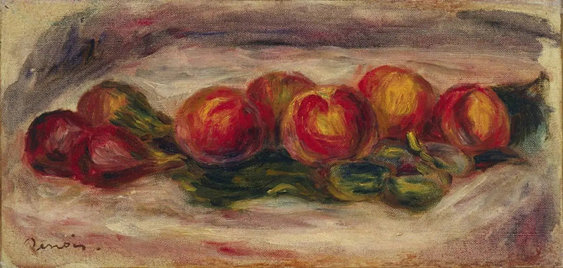Natureza morta com maçãs e figos - Pierre-Auguste Renoir