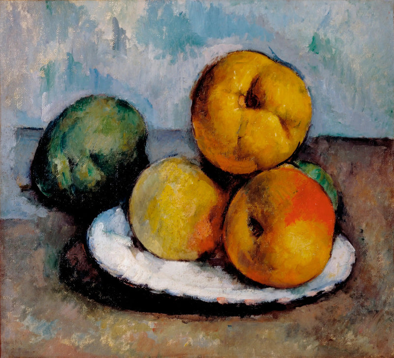 Natureza morta com maçãs - Paul Cézanne