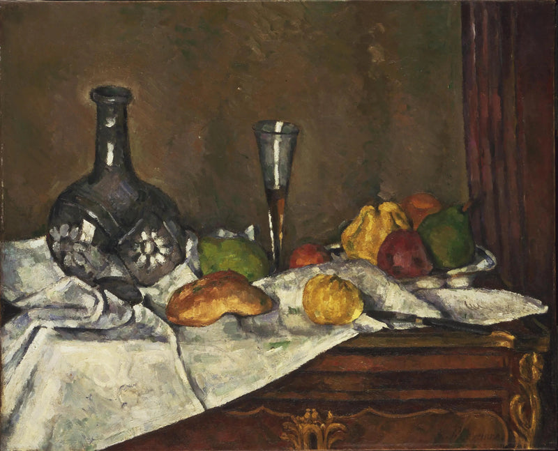 Natureza morta com uma sobremesa - Paul Cézanne