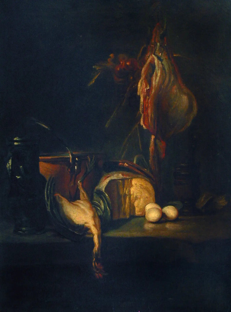 Natureza morta com uma raia - Jean Simeón Chardin