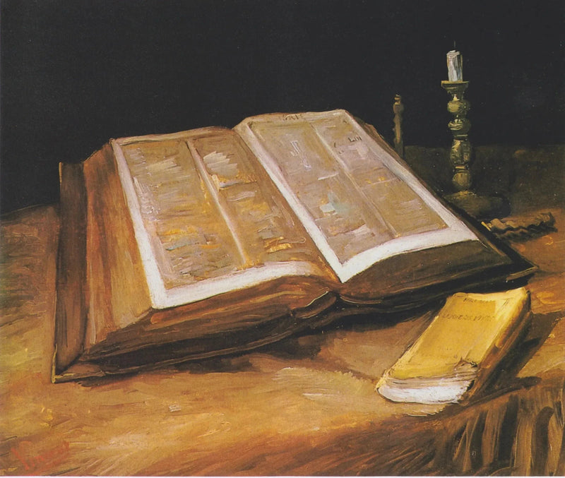 Natureza morta com a Bíblia - Vincent van Gogh