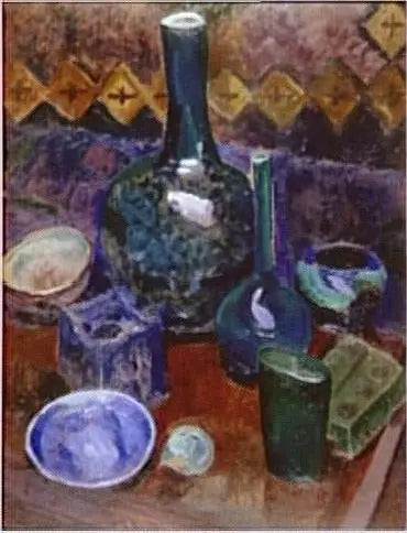 Natureza morta azul - Robert Delaunay
