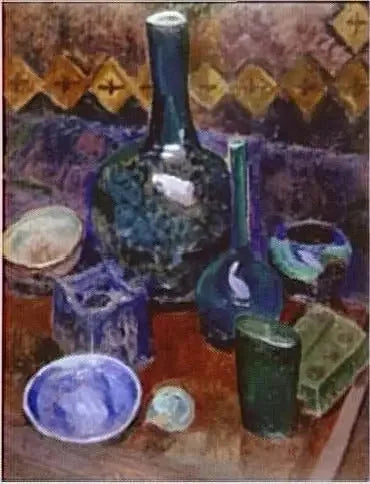 Natureza morta azul - Robert Delaunay