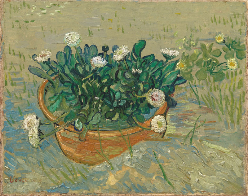 Natureza morta: tigela com margaridas - Vincent van Gogh