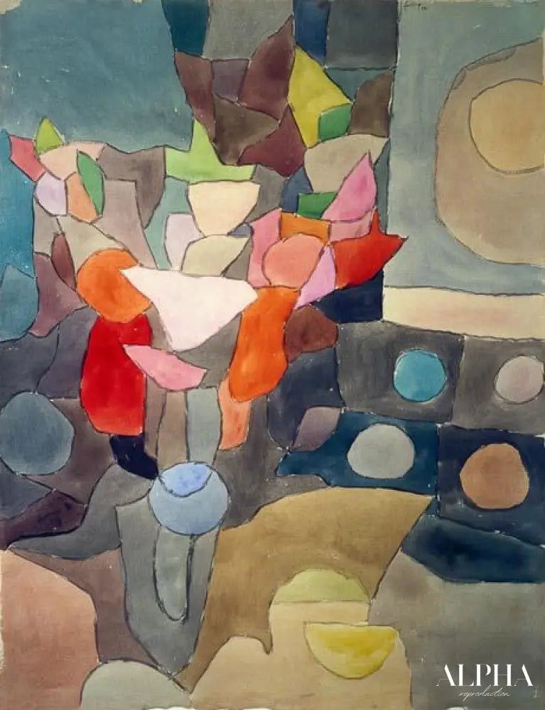 nature morte de glaïeuls - Paul Klee - Reproductions de tableaux et peintures haut de gamme