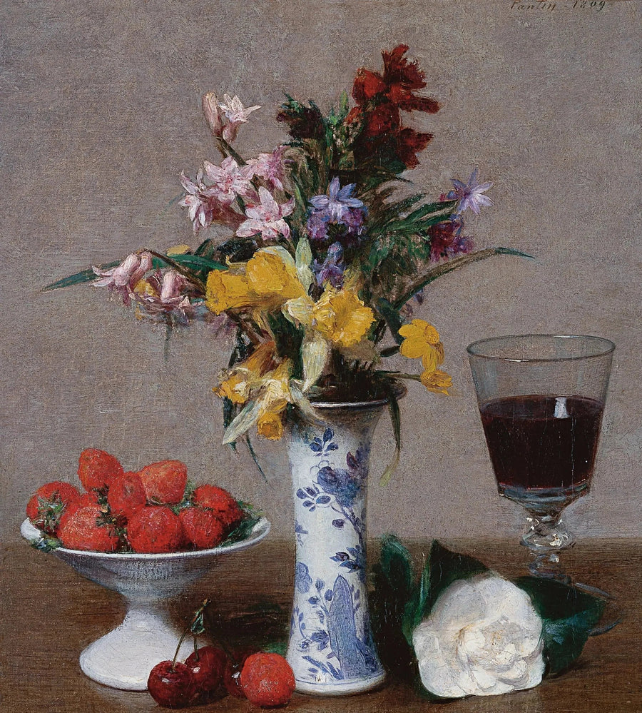 Natureza morta dita "de noivado" - Henri Fantin-Latour