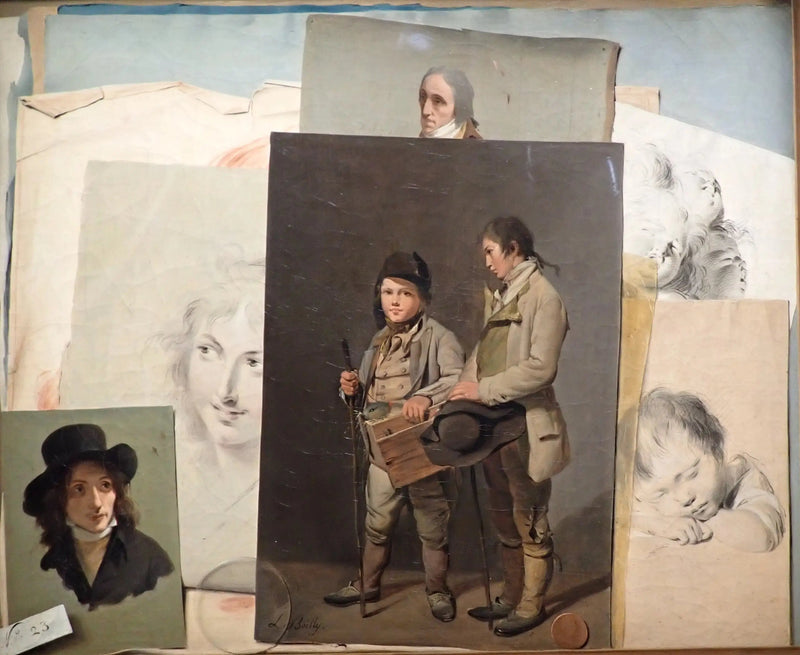 Natureza morta em trompe-l'œil - Louis-Léopold Boilly