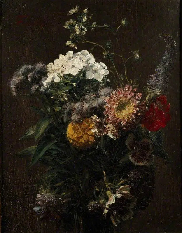 Natureza morta: flores variadas - Henri Fantin-Latour