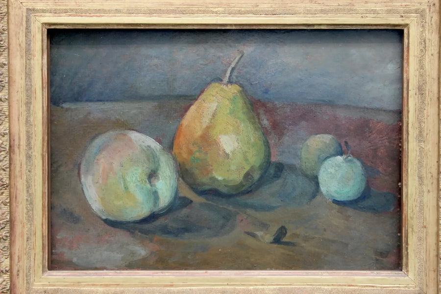 Natureza morta, peras e maçãs verdes - Paul Cézanne