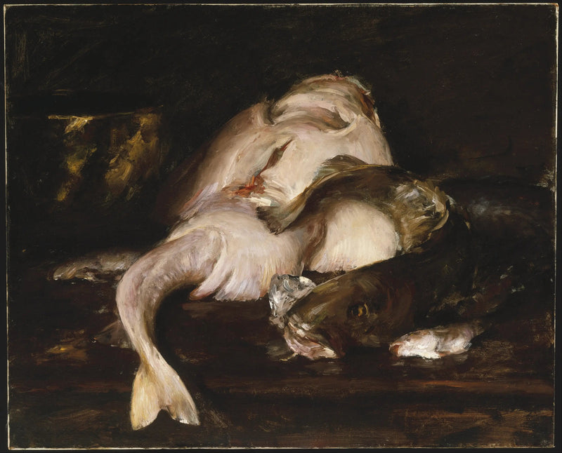 Natureza morta, peixe - William Merritt Chase