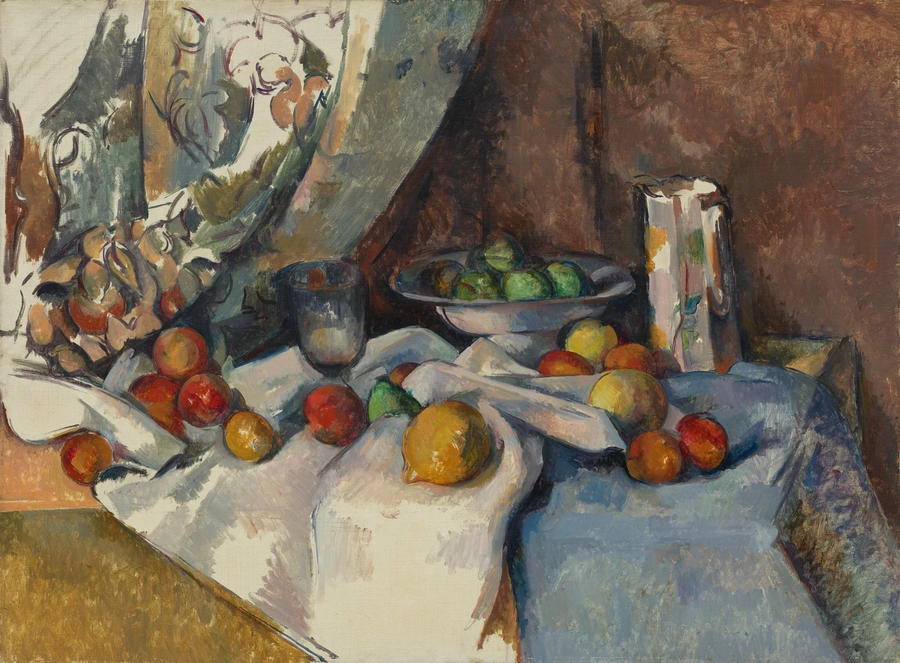 Natureza morta com maçãs - Paul Cézanne
