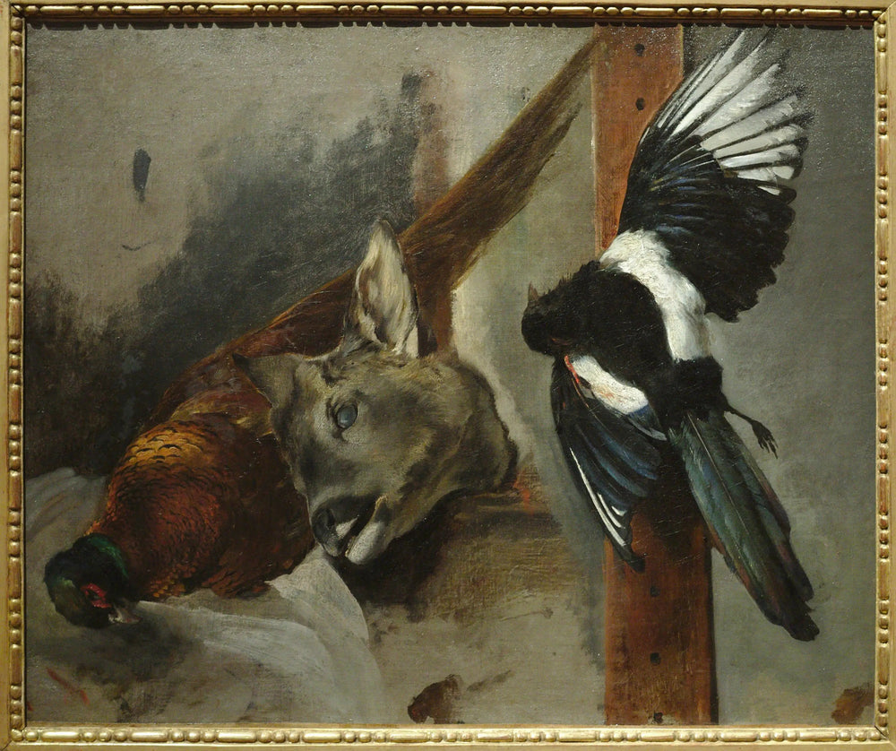 Nature morte : trois pièces de gibier - Théodore Géricault image 1 copie peinte à la main à l’huile