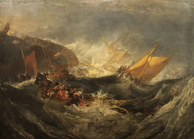 Naufrágio de um cargueiro - J. M. W. Turner