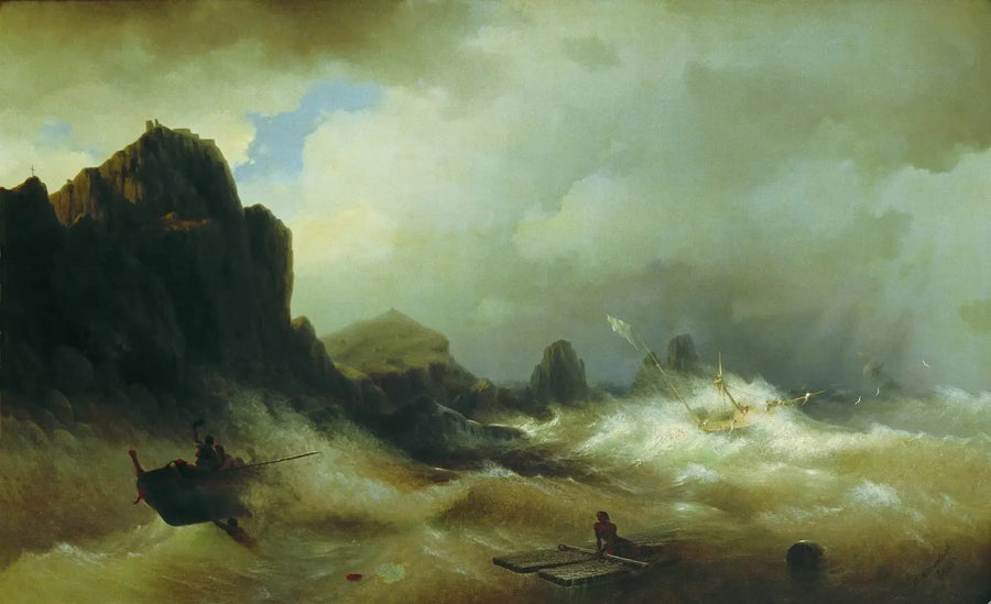 Naufrágio - Ivan Aïvazovski