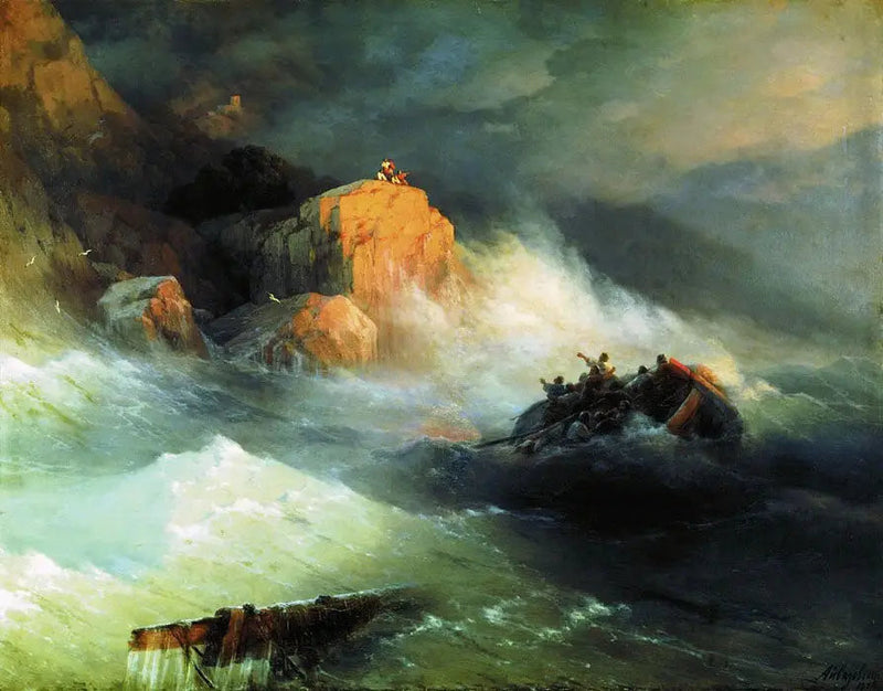 Naufrágio - Ivan Aïvazovski