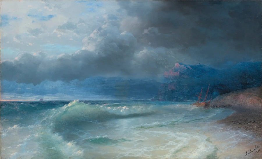 Naufrágio em uma manhã tempestuosa - Ivan Aïvazovski
